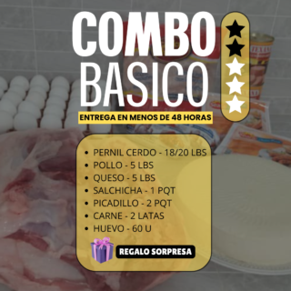 Combos de alimentos de envio a Cuba Placetas Villa Clara