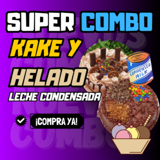 Super de Helado, Leche y Cake