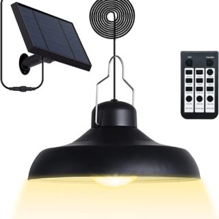 Lámpara Colgante Solar para Exteriores e Interiores