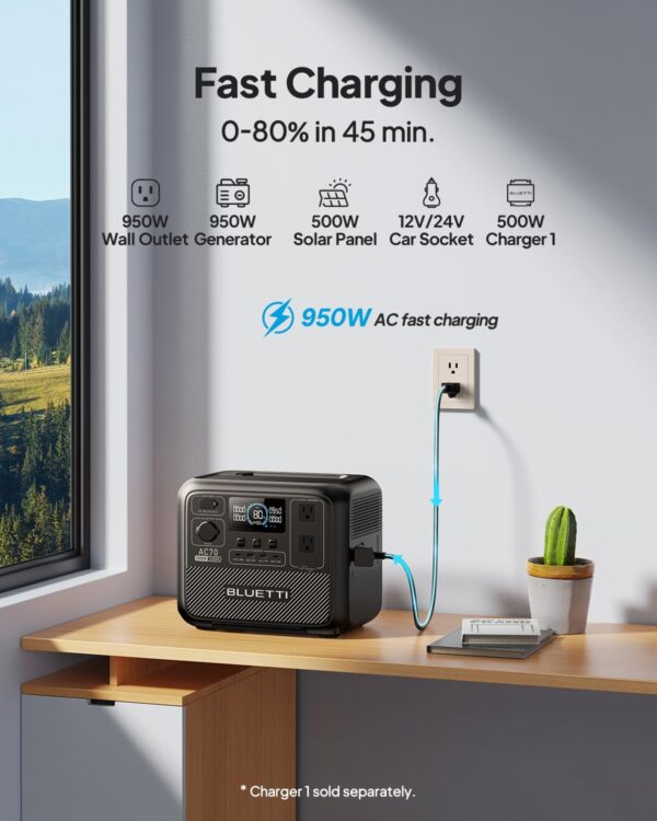 BLUETTI AC70 768 Wh - Imagen 2