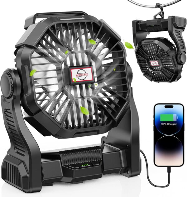 Ventilador de 10400 mAh