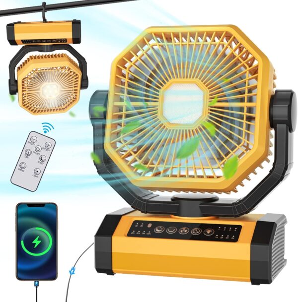 Ventilador recargable 70 hrs
