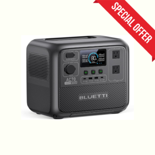 BLUETTI AC70 768 Wh